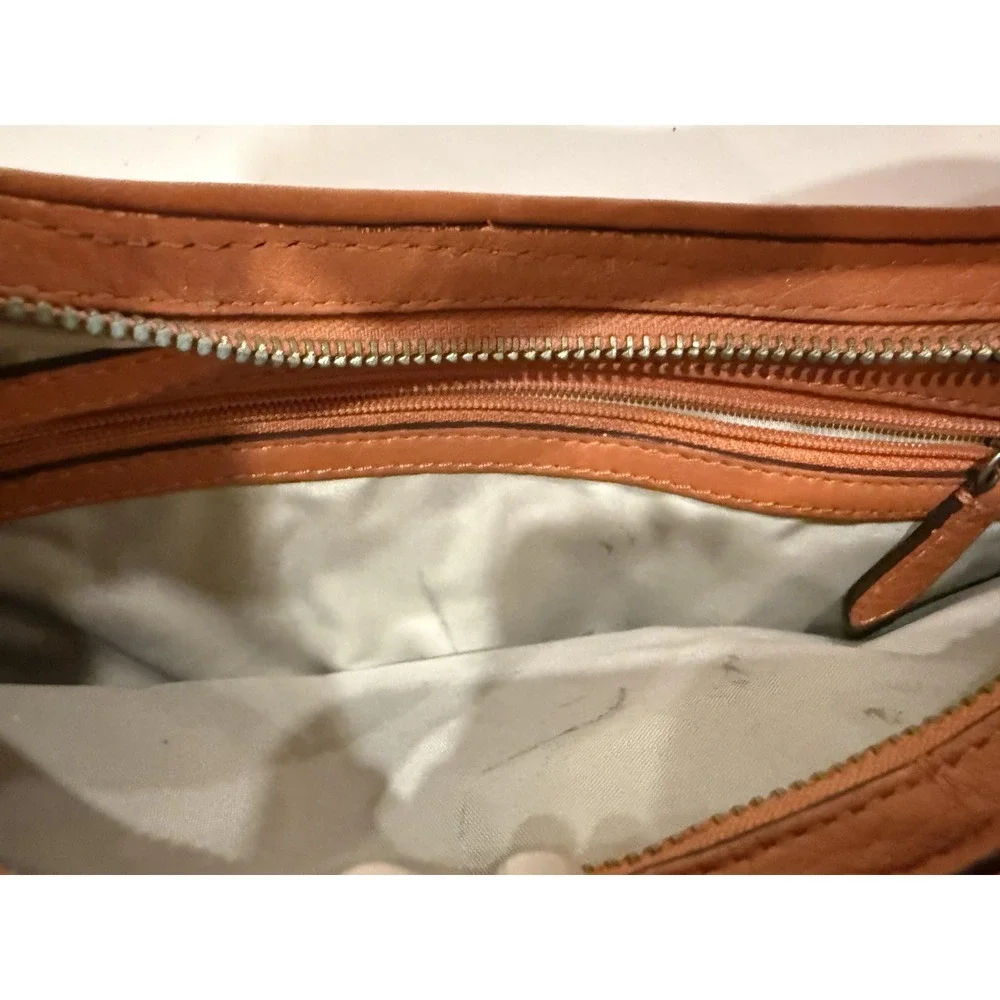 Vintage Cole Haan Hobo Bag Brown Leather Shoulder Purse Y2K